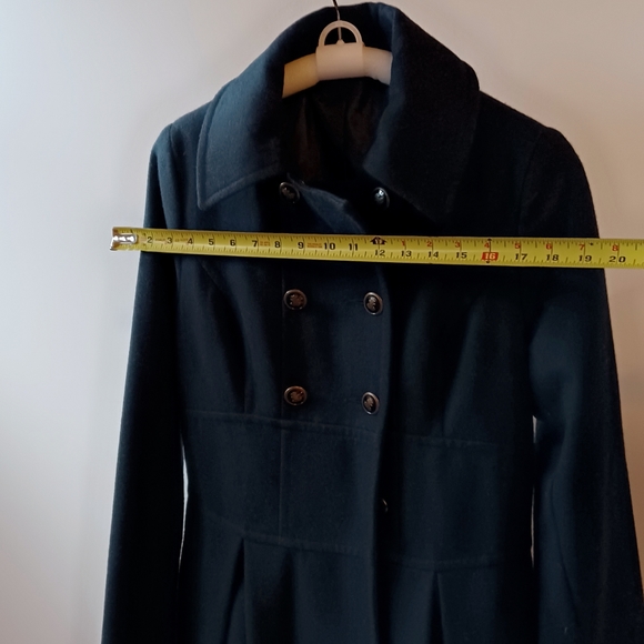 Wool Navy Overcoat - Picture 7 of 12